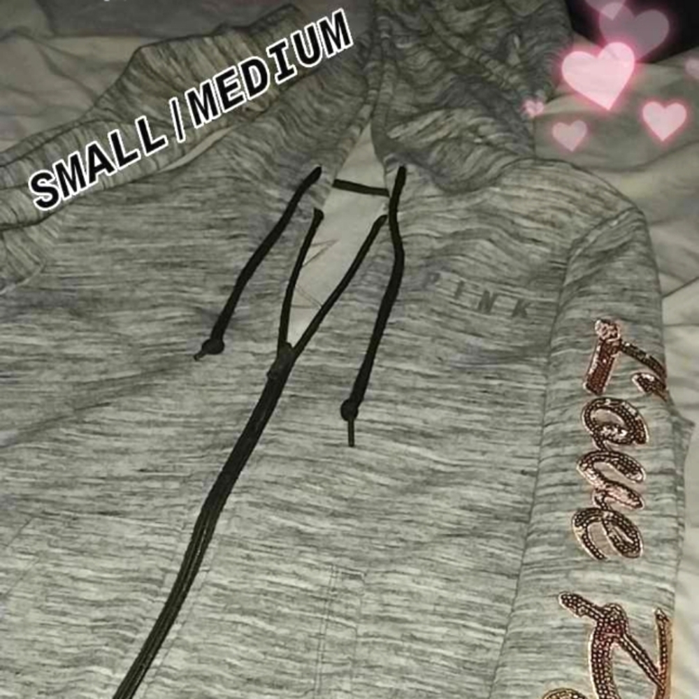Gold BLING PINK VS hoodie
